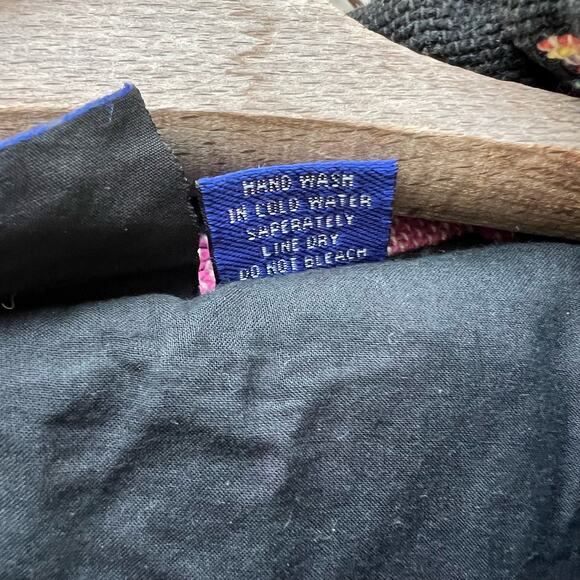 Vintage 90s ITF neon southwestern Aztec stripe woven tapestry jacket - Picture 9 of 9